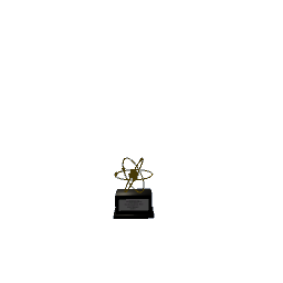 science trophy atom