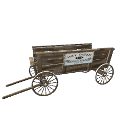 old hay ride wagon