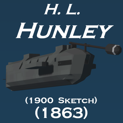 H. L. Hunley (1863) [CSA] | 1900 Sketch