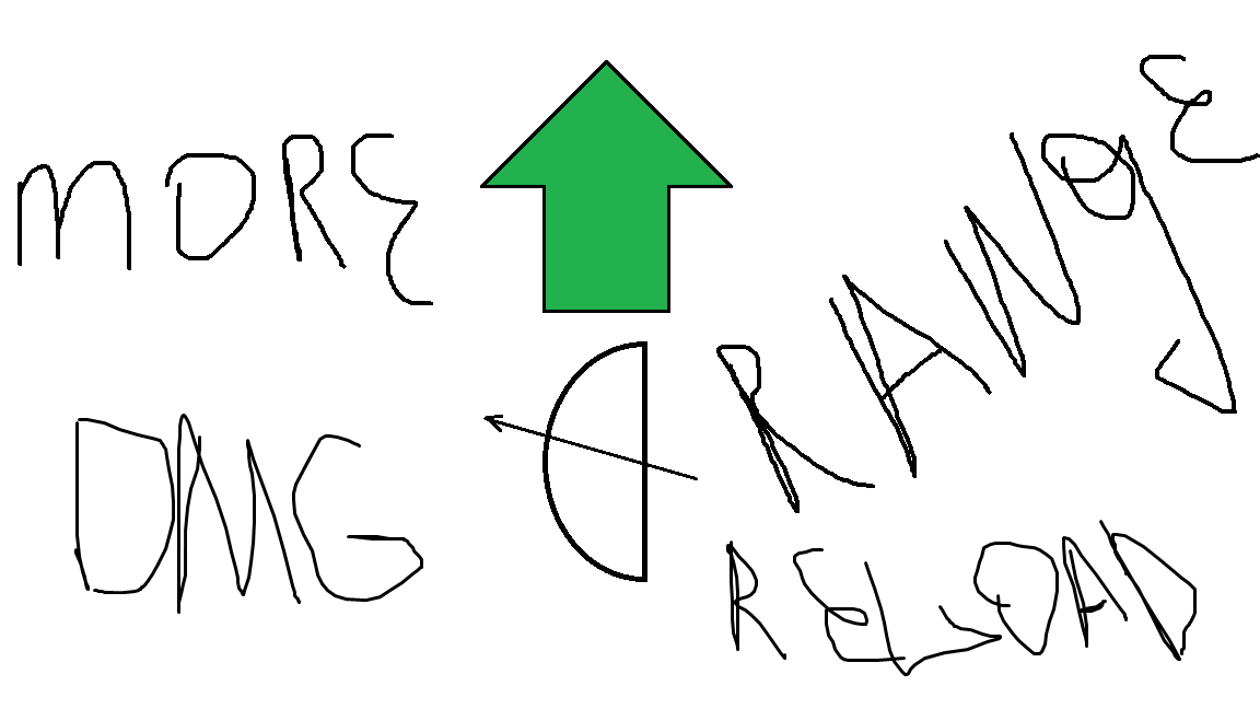 More range damage and reload speed