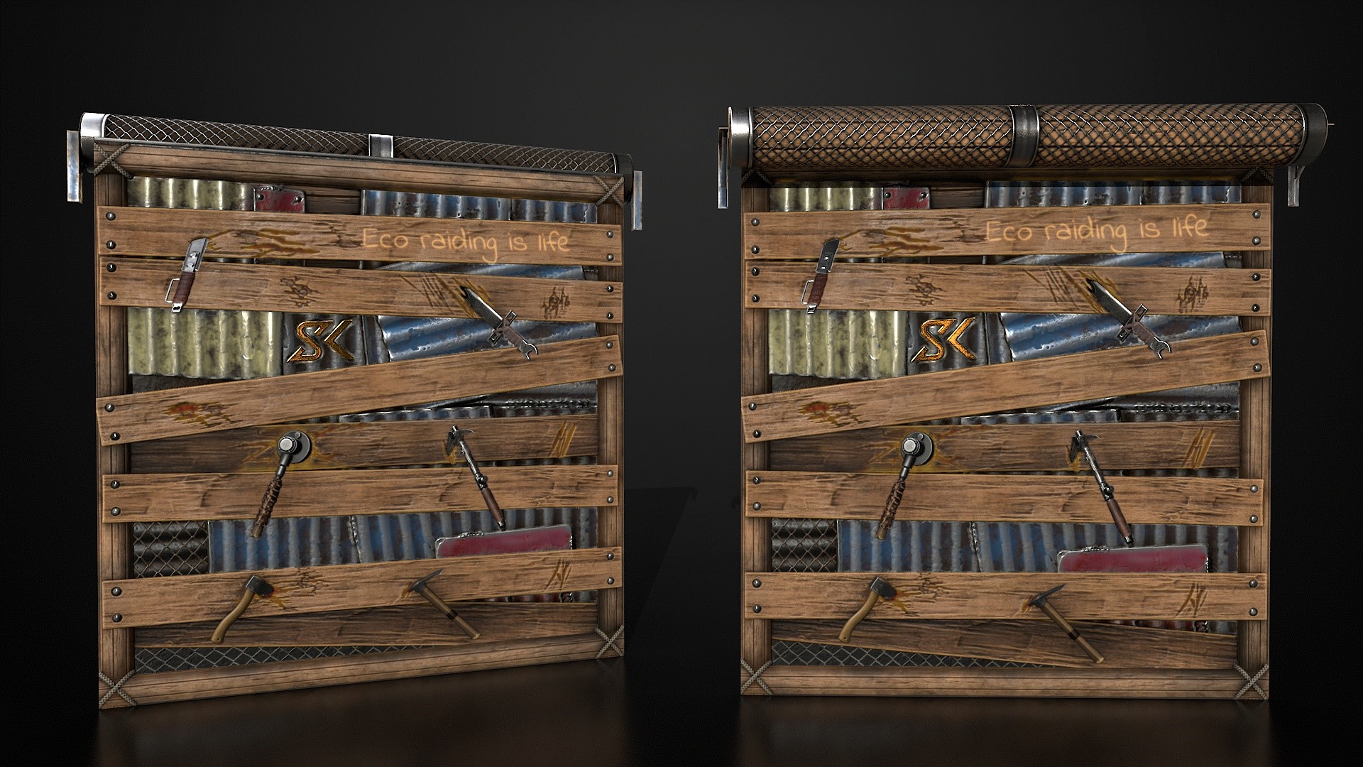 SebbyK Garage Door