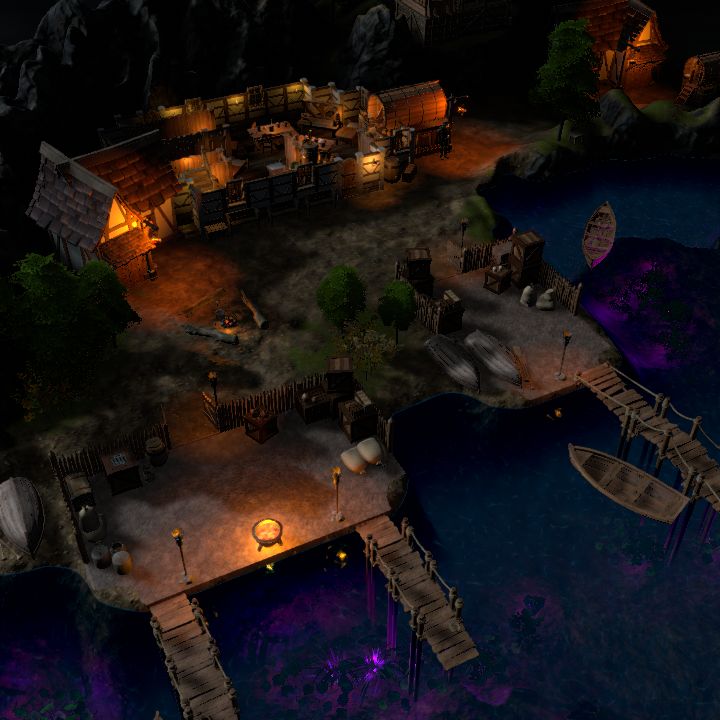 Small Pirate Port tavern interior