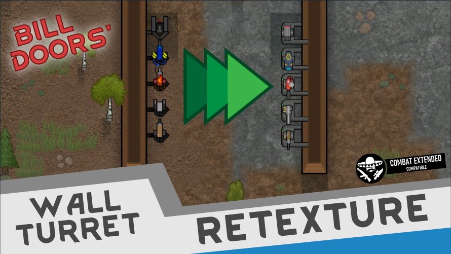 Bill Doors' Wall Mounted Turret Retexture