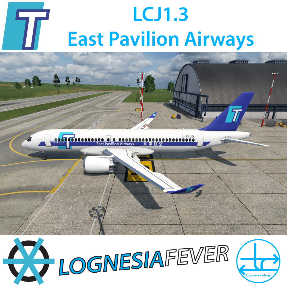 LCJ1.3 Lognesia East Pavilion Airways livery