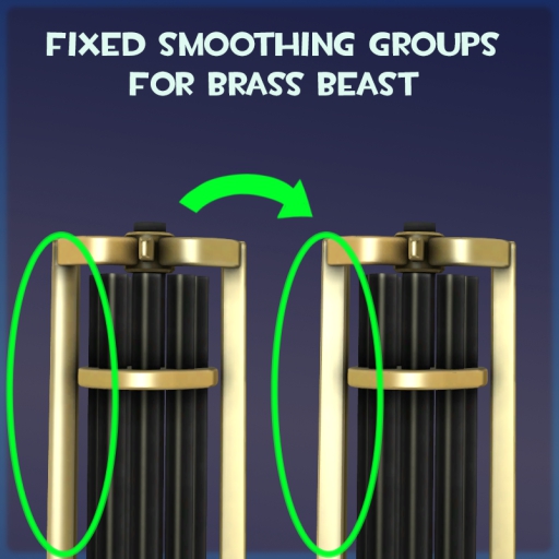 Fixed Smoothing Groups for Brass Beast