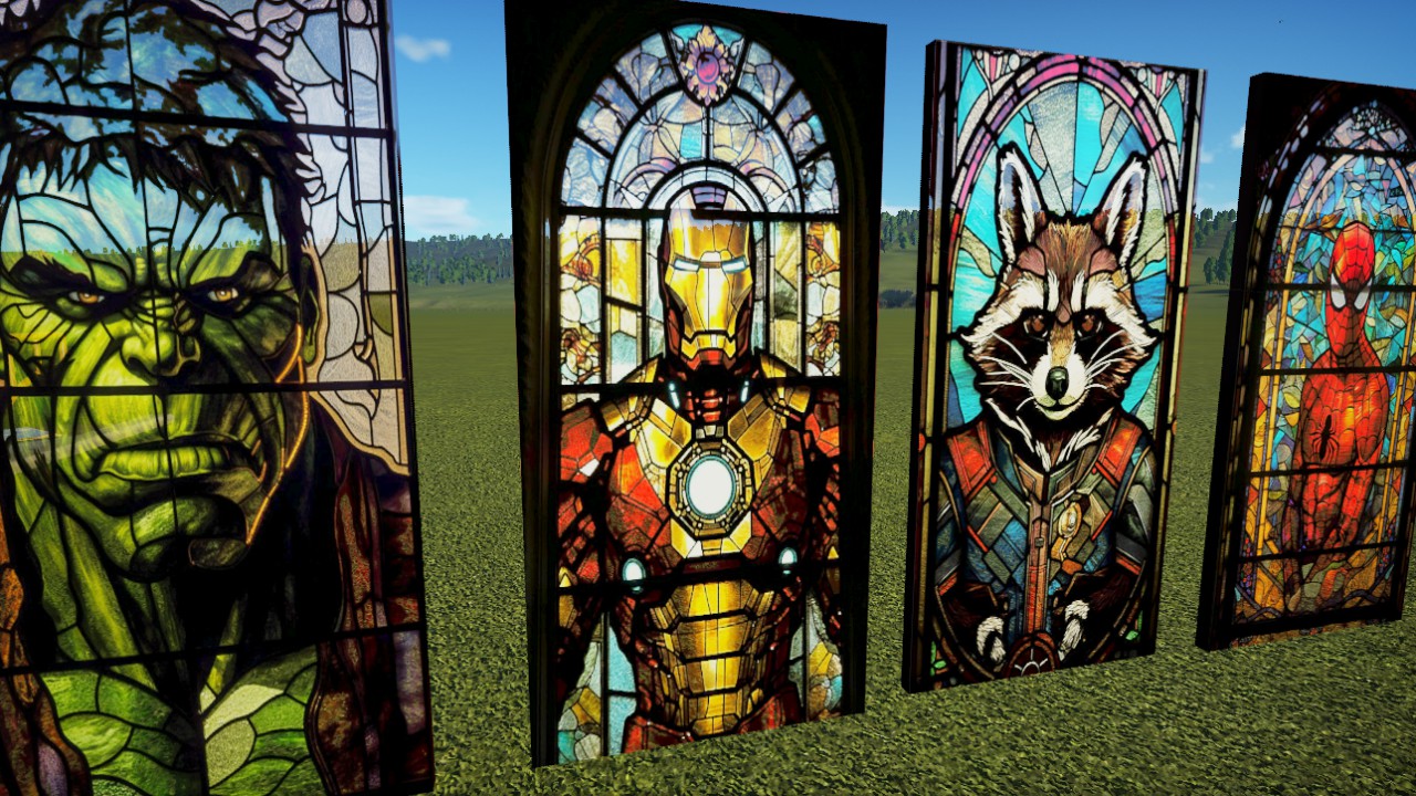 Iron Man STAINED GLASS