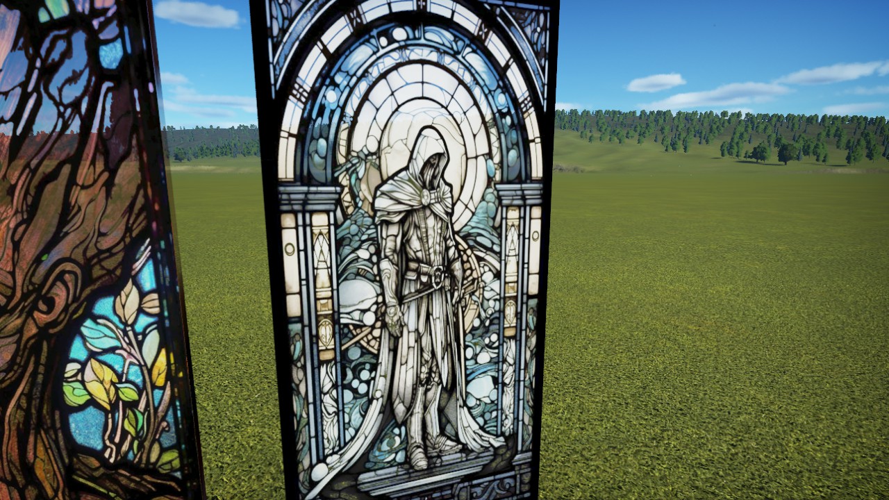 Moon Knight STAINED GLASS