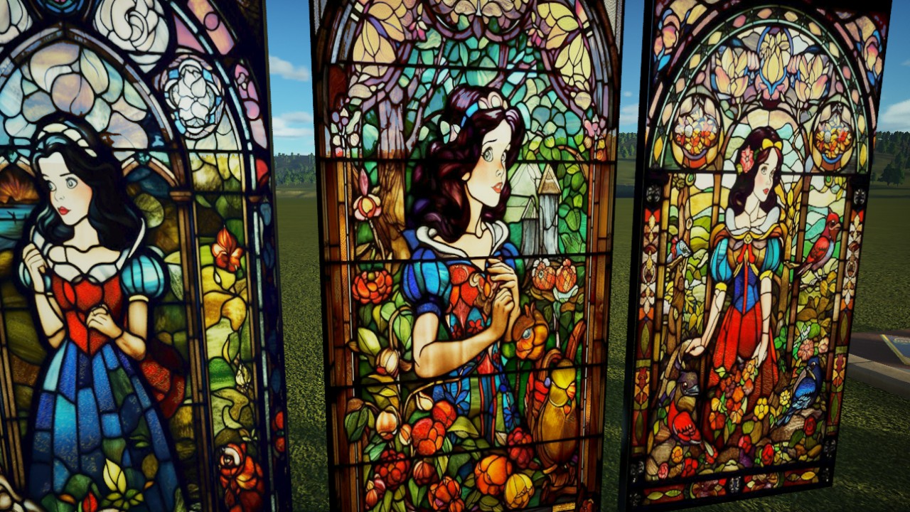 Snow White V2 STAINED GLASS