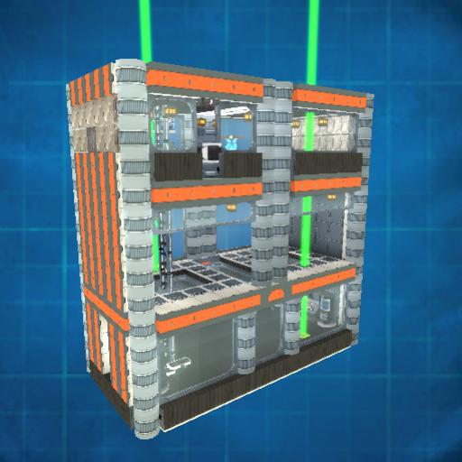 2 x 7x14x7 Hidden Underground Workshop Stacks
