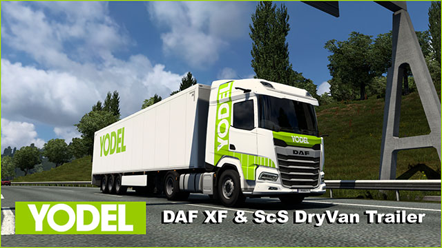 Yodel DAF XF & Trailer