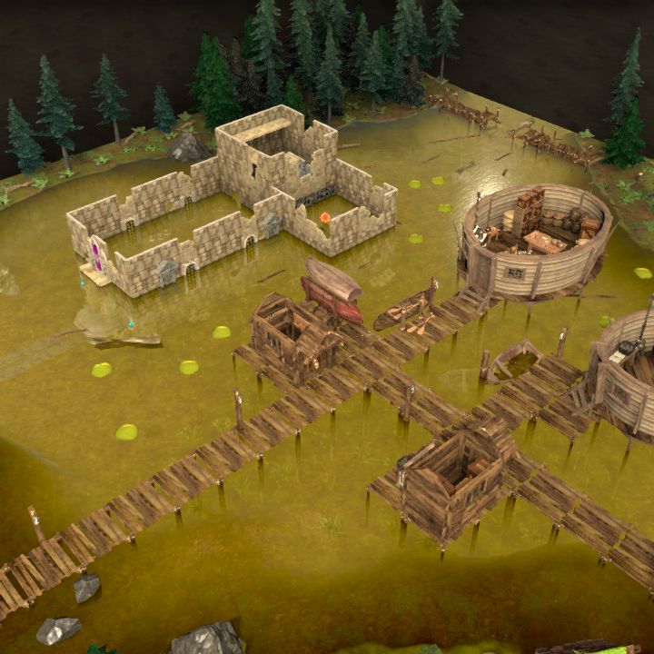 sunken ruins