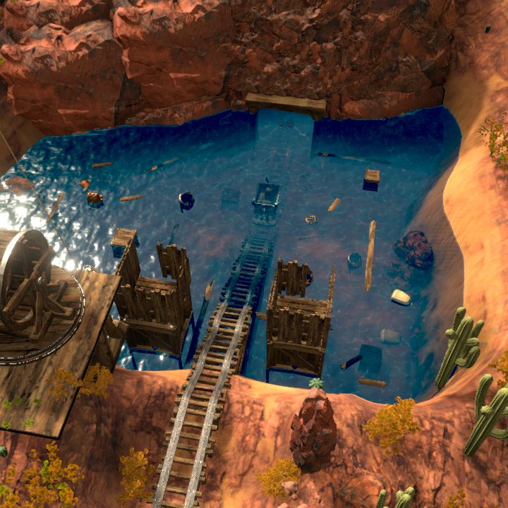 flooded mine