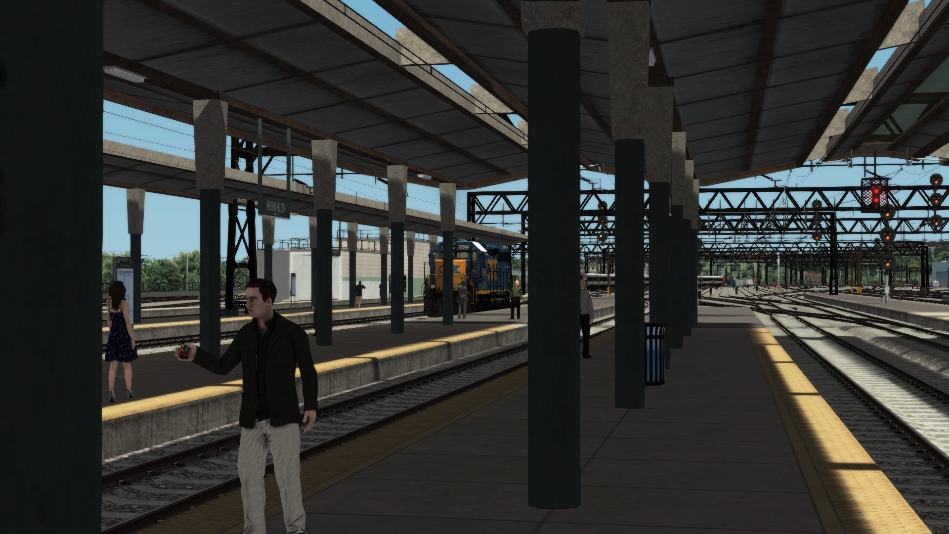 118 USA Family Railway yard North Jersey Coast Line Part 6 Waverty to Hobocken