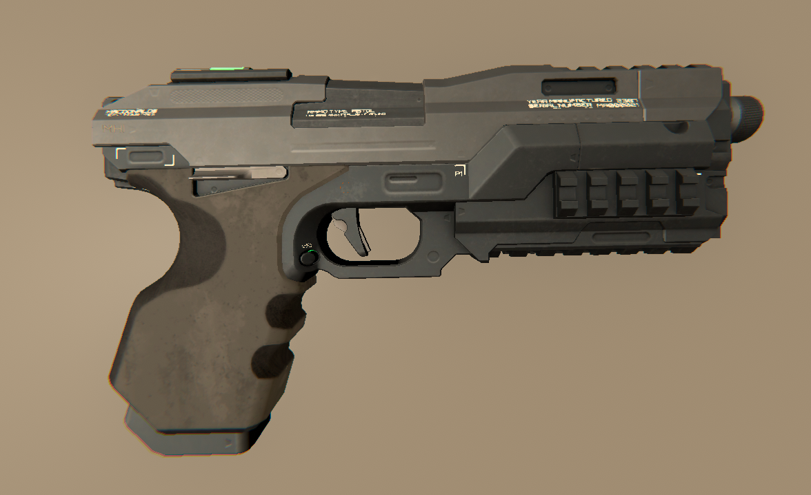 MHI-P1战术手枪 – Unturned Mod