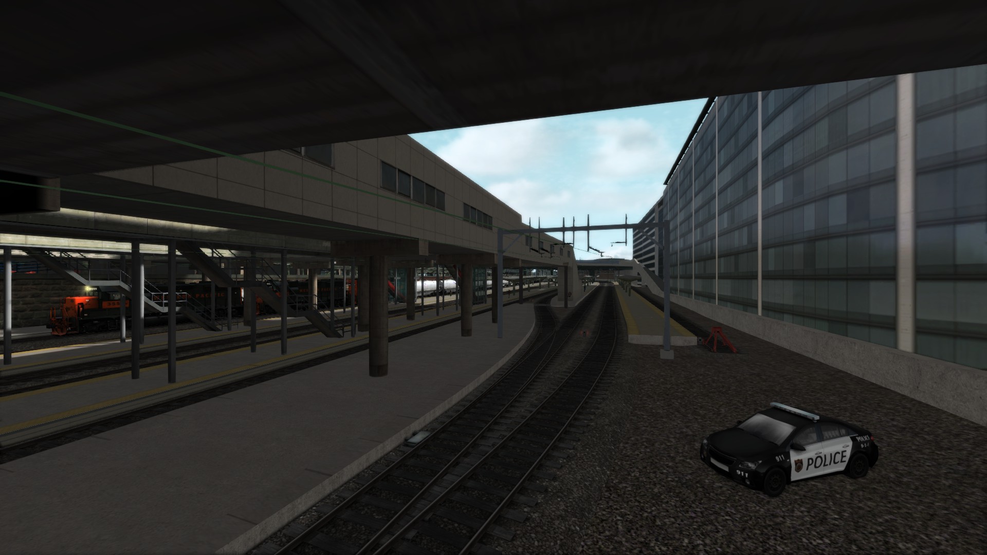 119 USA Family Railway yard North East Corridor Waghiston to Baltimore - Popes Creek