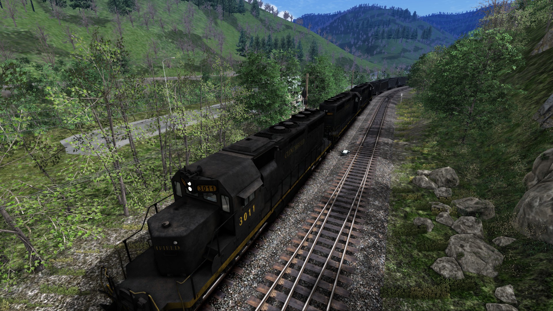 144 USA Family Railway yard Clinchfield Railroad Part 5 McClure River