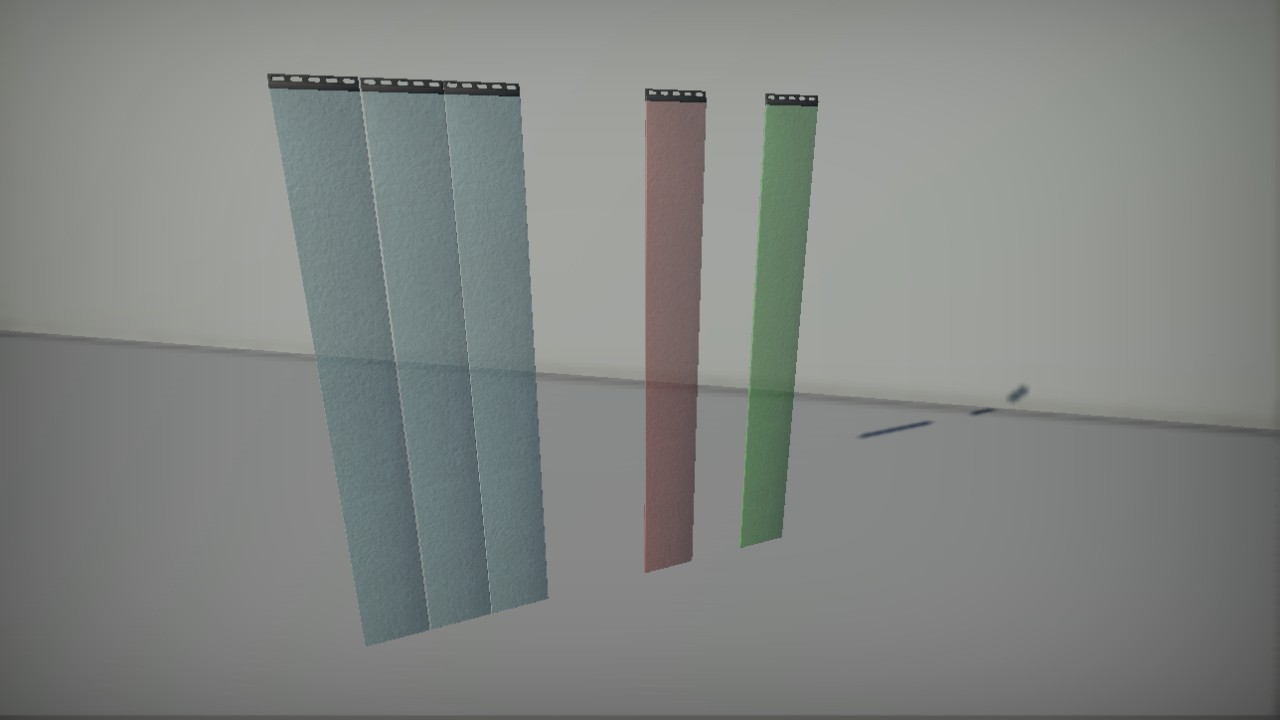 Plastic Curtain Flexicolour 2.5m