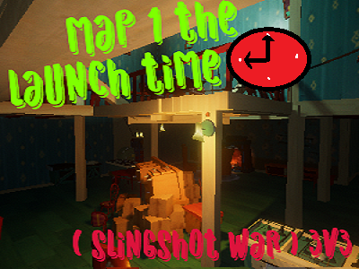 map 1 the launch time 3v3 slingshot war
