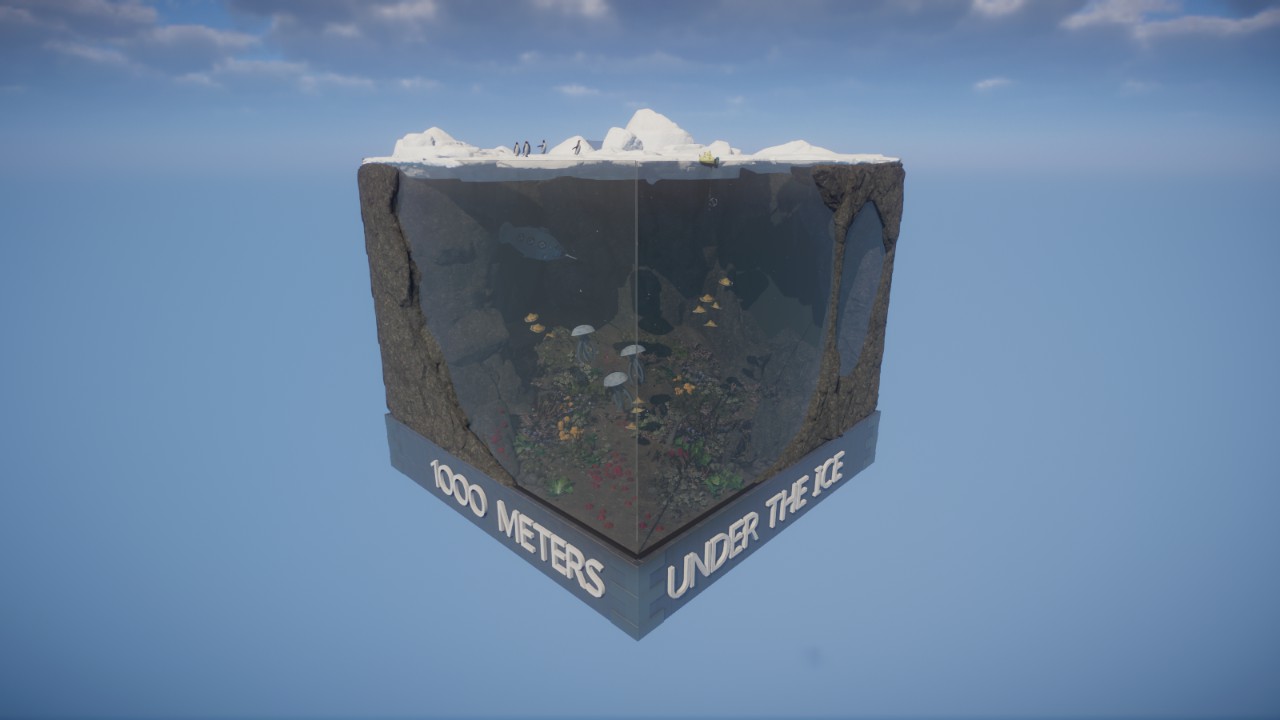 Ice Cube - Antarctic underwater diorama