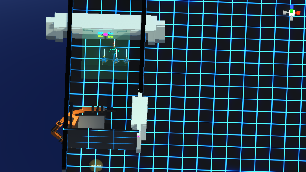 escape the factory, and destory the robots