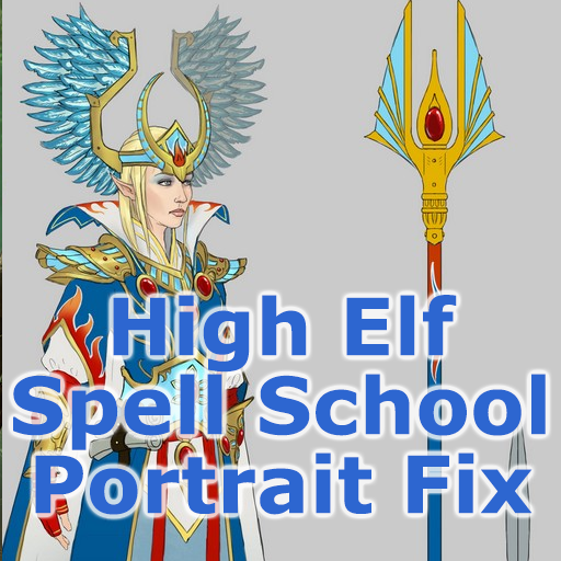 High Elf Spell School Portrait Fix for Mages and Archmages
