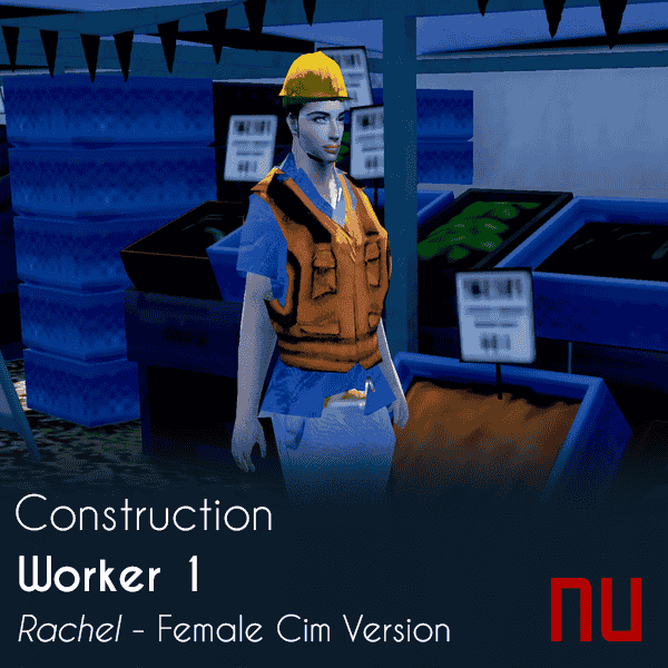 Construction Worker 1 | Female Cim Version
