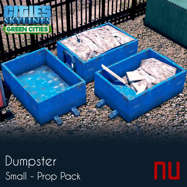 Dumpster Small (Prop Pack)