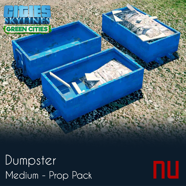 Dumpster Medium (Prop Pack)