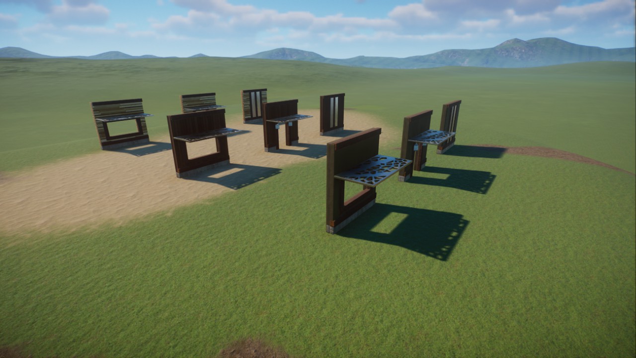New world wall set / construction kit