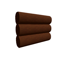Log - Dark Set of 3