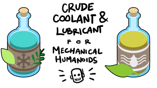 Crude Lubricant and Coolant for MH: ATR
