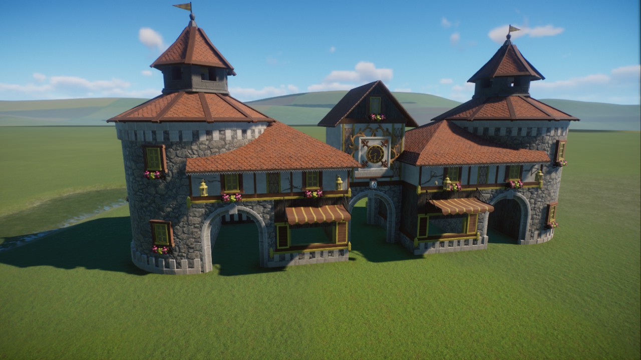 Bavarian styled entrance