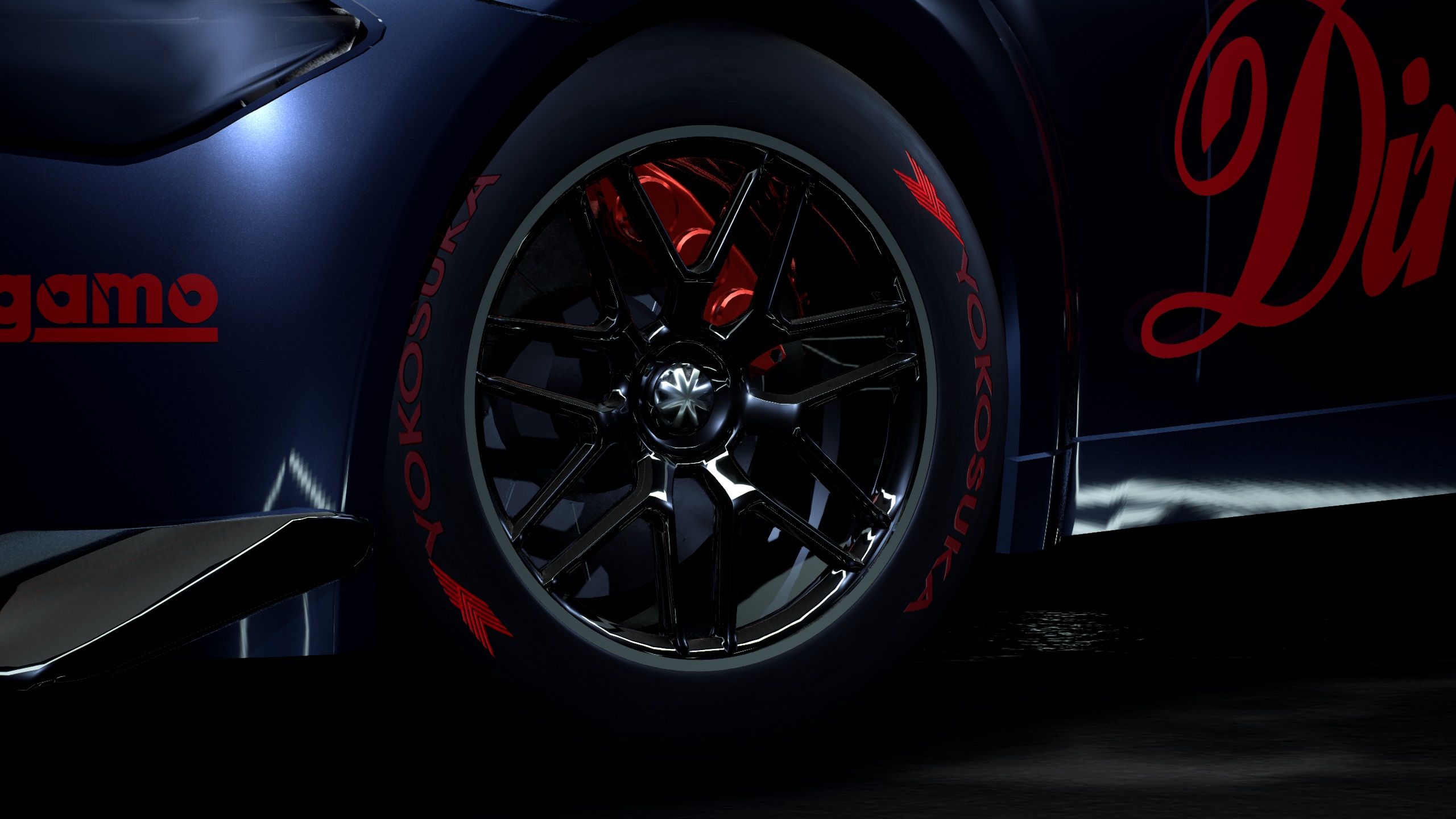 Racing Tire Lettering