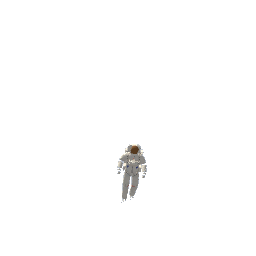 Hanging astronaut
