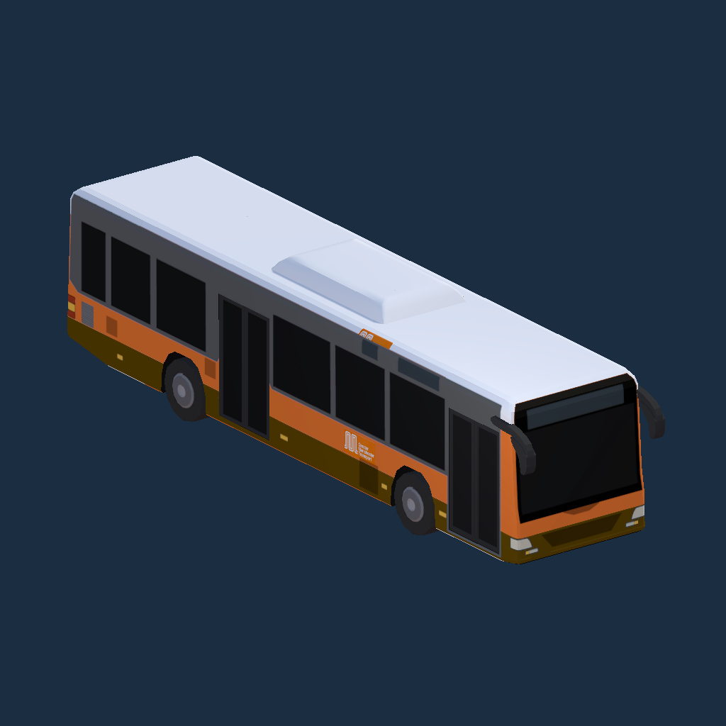 Lion's City A21 - GMPTE 1980