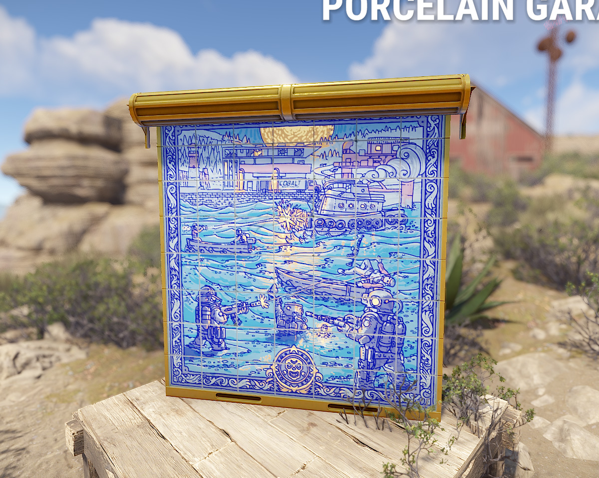 Porcelain Garage Door