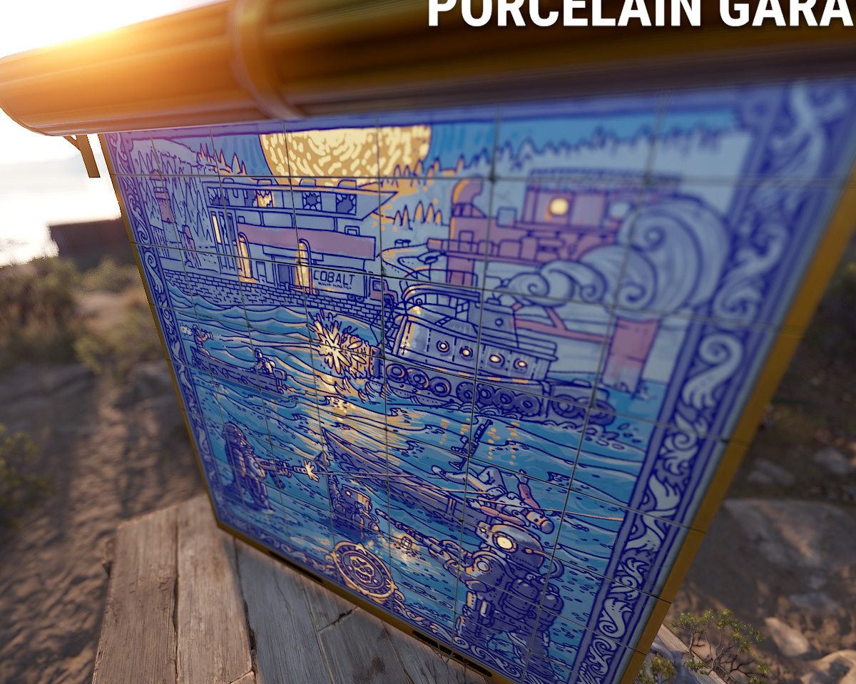Porcelain Garage Door