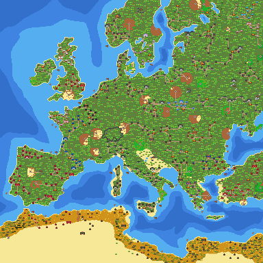 TNO Map of Europe