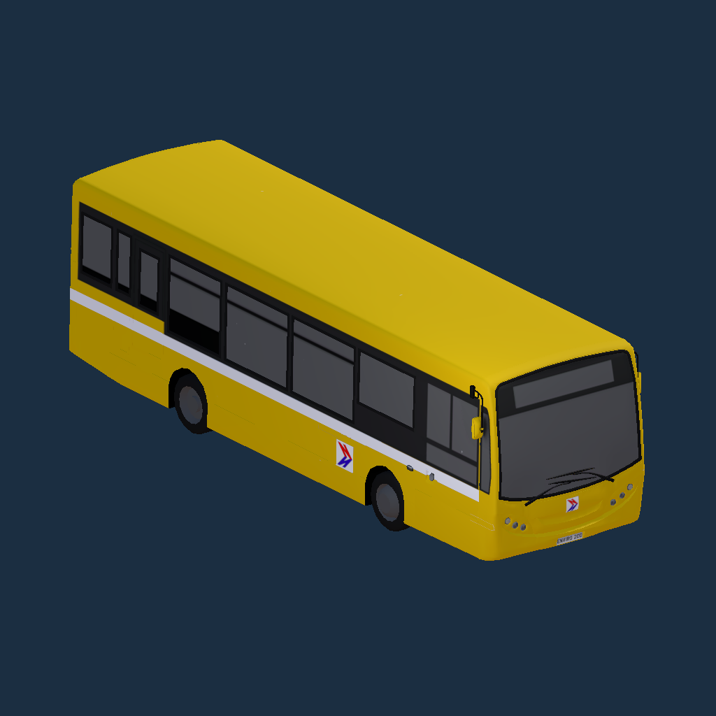 Enviro 200 8.9m - NBC Canary Yellow
