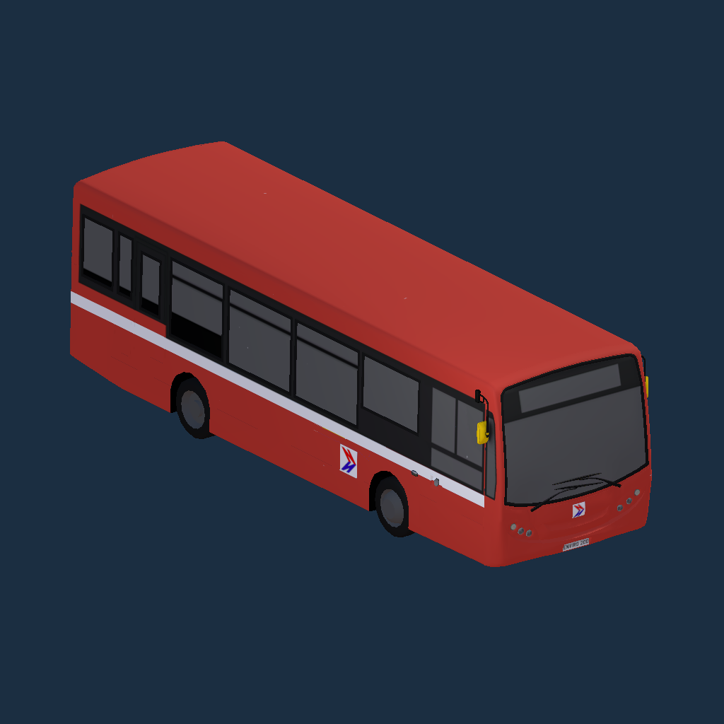 Enviro 200 8.9m - NBC Poppy Red