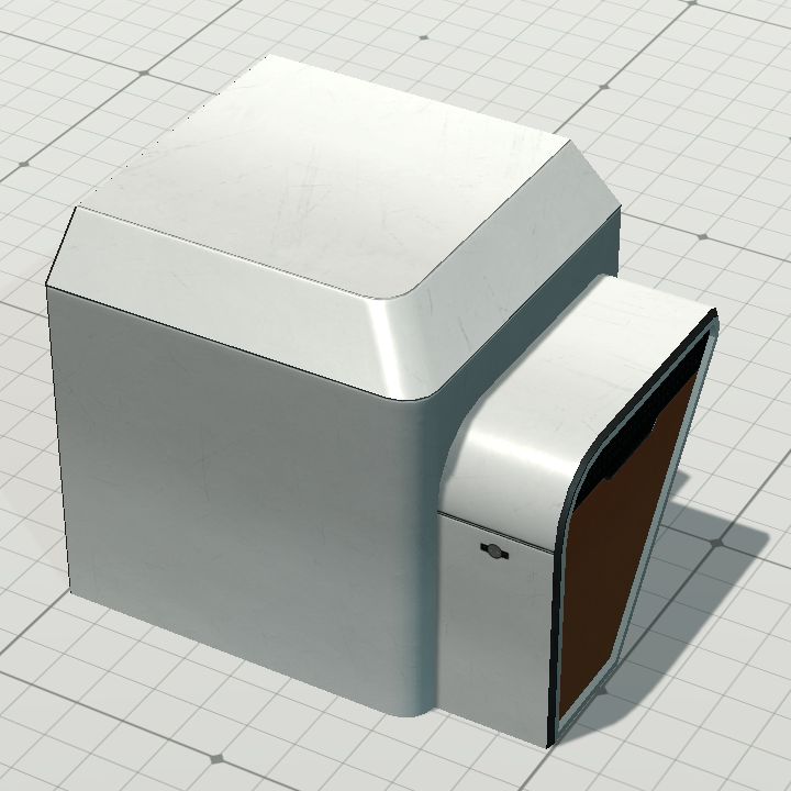 Desk End Right