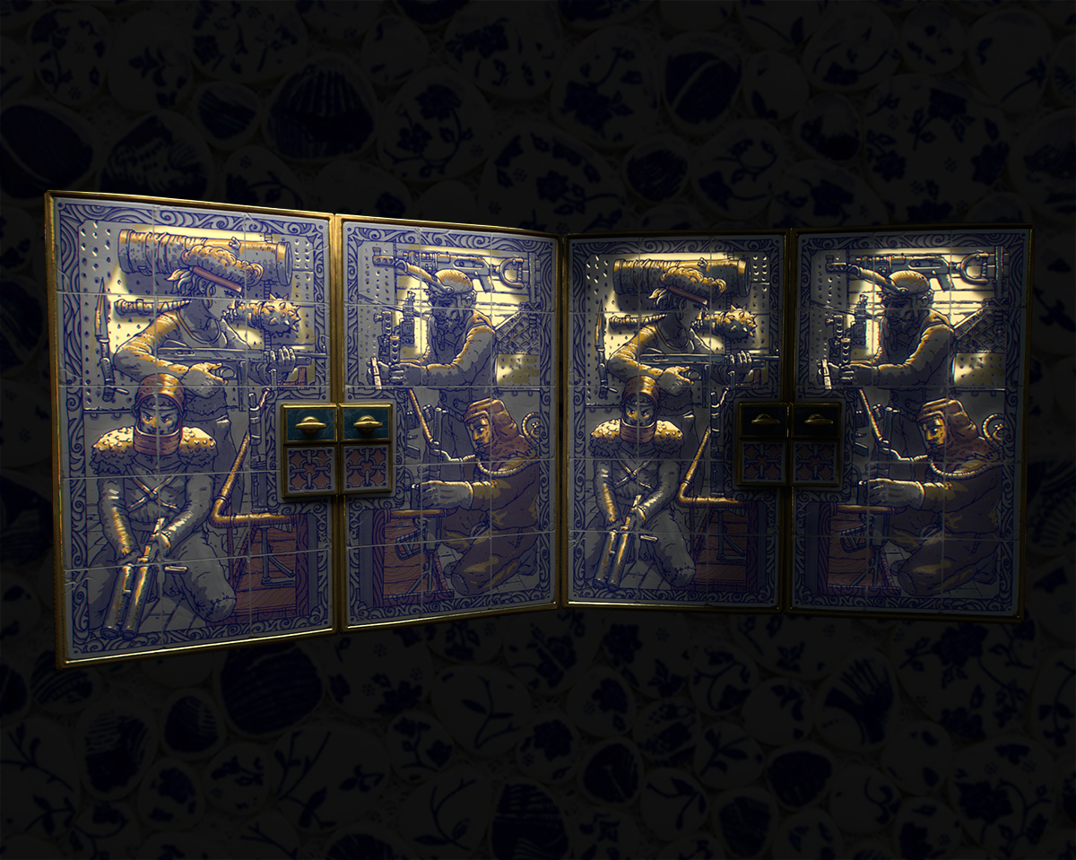 Porcelain Sheet Metal Double Door thumbnail 5