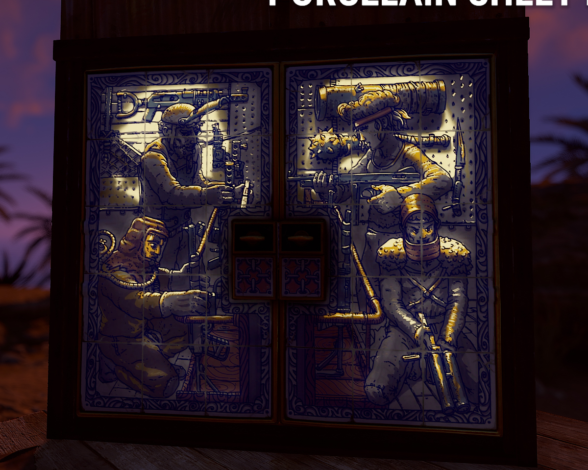 Porcelain Sheet Metal Double Door thumbnail 6