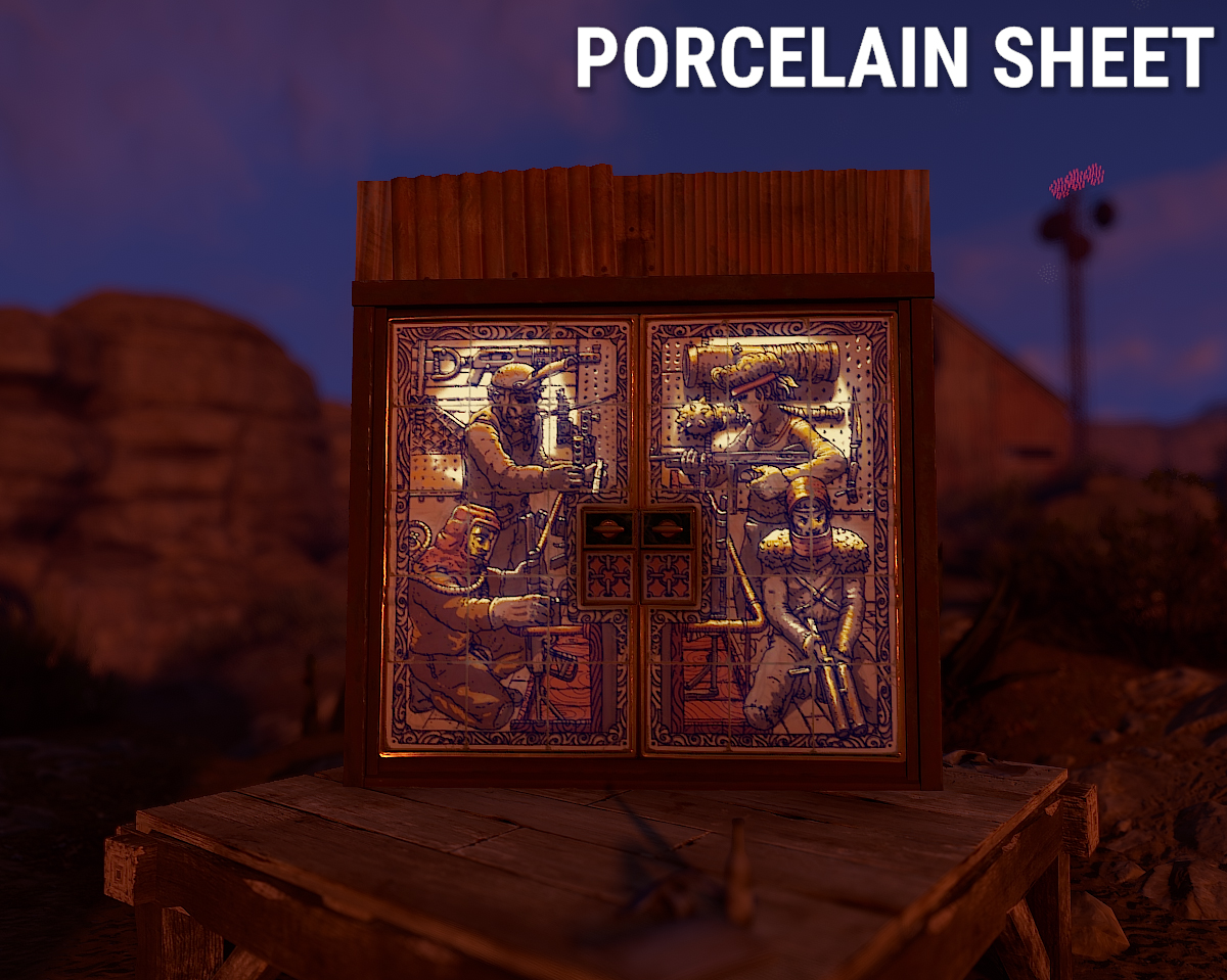Porcelain Sheet Metal Double Door thumbnail 11
