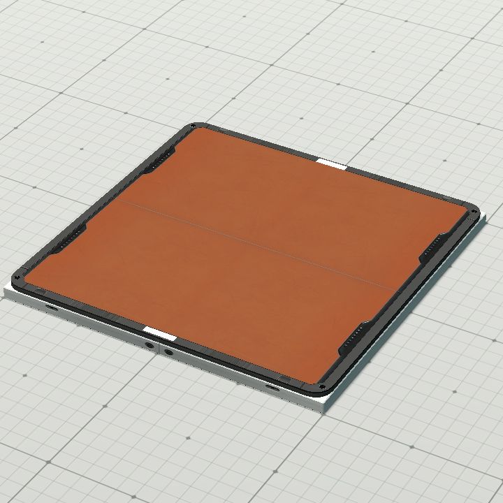 Orange Metal Floor