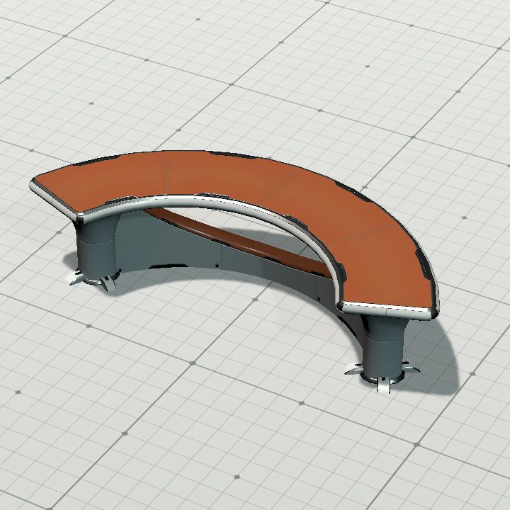 Round Scifi Bench