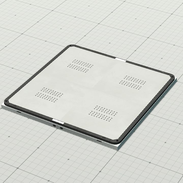 White Metal Floor