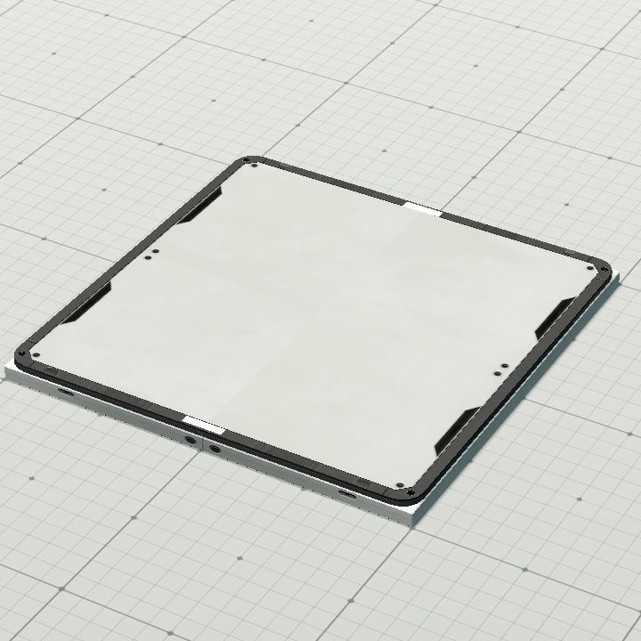 White Metal Floor