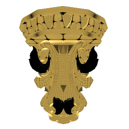 Wall Corbel 1 gold