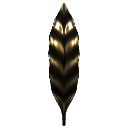 Gold Leaf Ornament 1